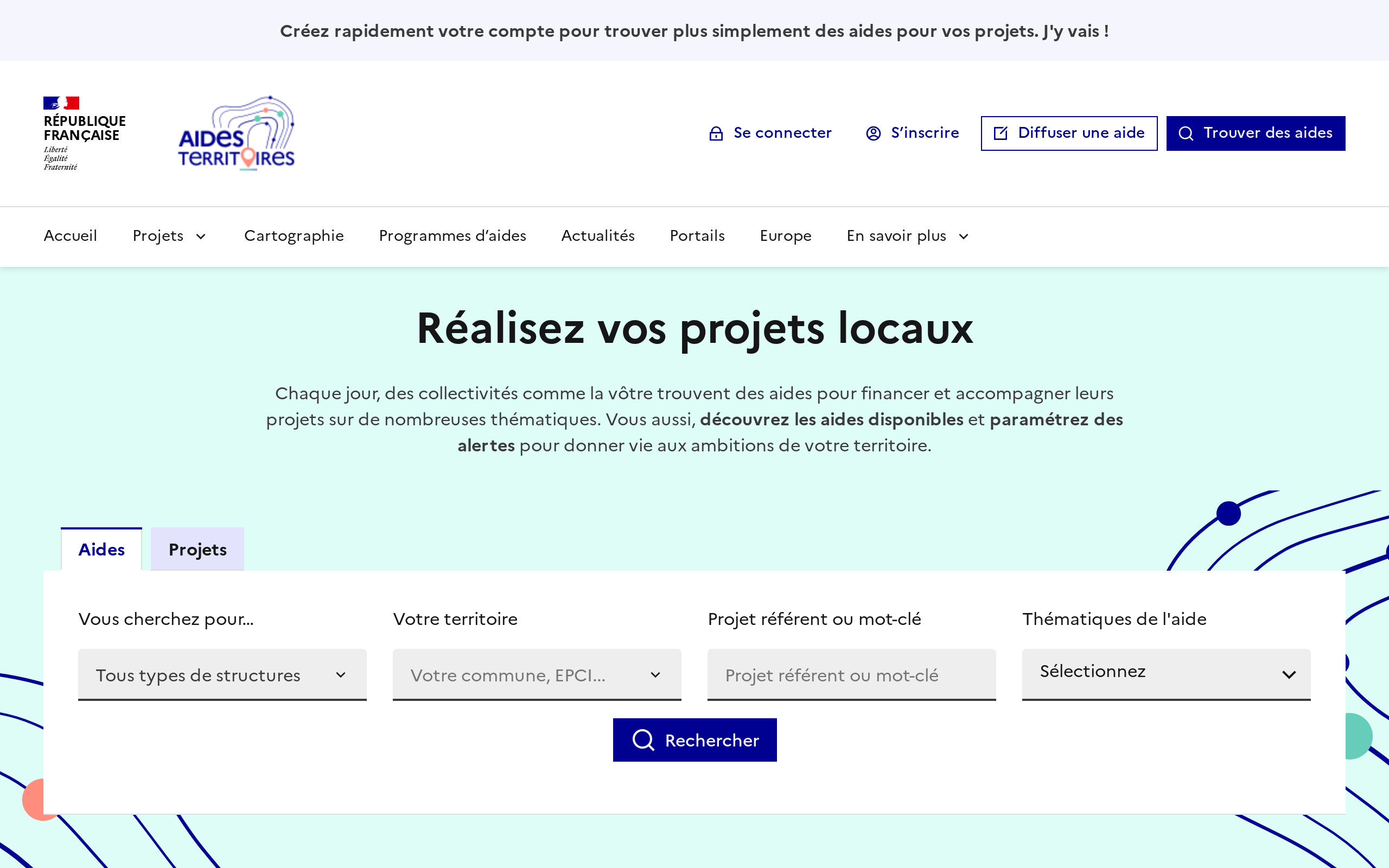 Copie d'écran de https://aides-territoires.beta.gouv.fr